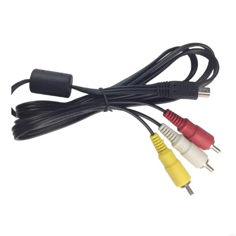 47.24in USB to AV 3RCA Video Cable for DSLR Cameras Television Connection 83CF