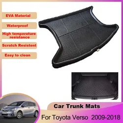 For Toyota Verso 2018-2009 2010 2011 2012 2015 5 Seats Car Trunk Mat Waterproof Protective Storage Pad Accessories EVA Material