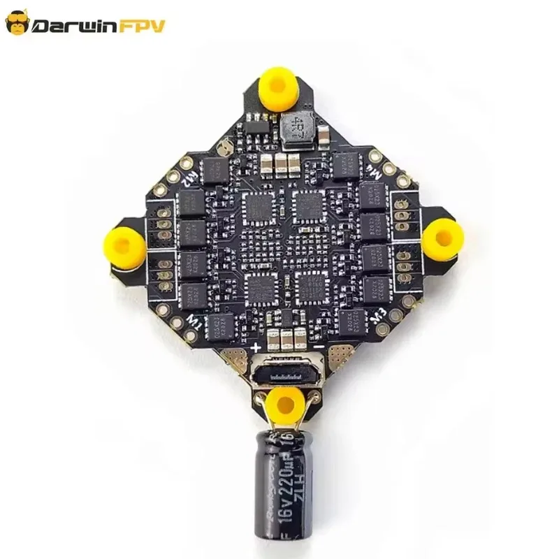 DarwinFPV ExpressLRS ELRS AIO F4 FC FPV Bluejay 2.4G Flight Controller Whoop Betaflight 15A OSD BEC 1-3S 4In1 ESC