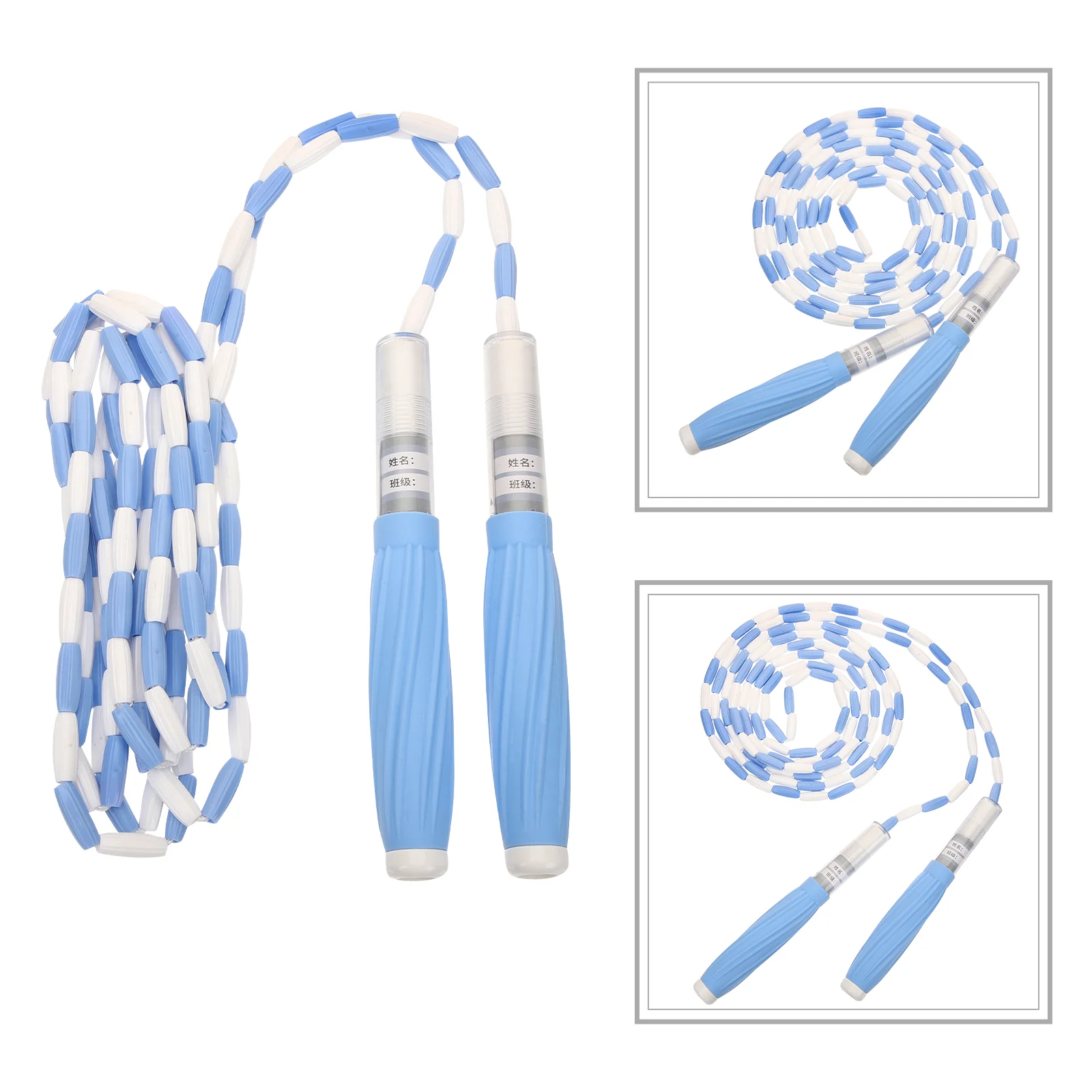 

Jump Ropes for Fitness Bamboo Skipping Childrens Toys Kids Boys Aldult Blue Abs