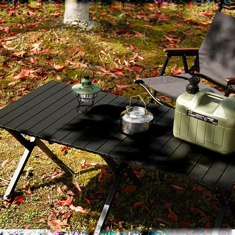 

Modern Design Portable Aluminum Folding Tables High Quality Solid Wood Style Outdoor Furniture for Garden BBQ Camping Picnics