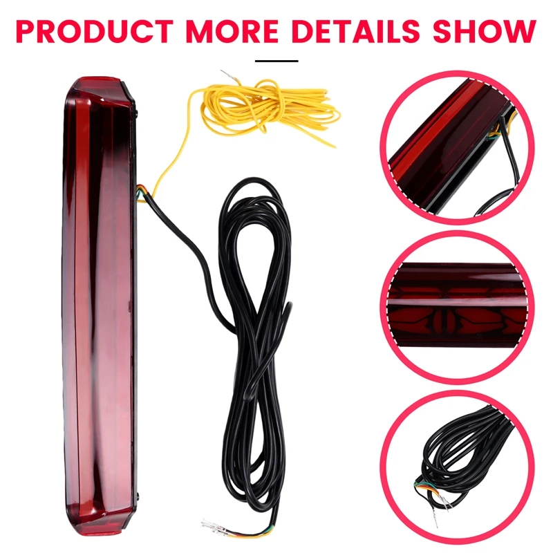 Third 3Rd Brake Light For Toyota Prado 250 LC250 2024,High Mount Rear Brake Light,Rear Running Light+Brake+Turn Signal