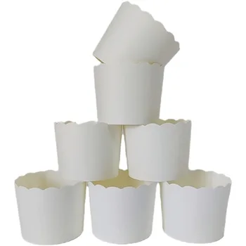 Paper Baking Cups 50 pcs middle Greaseproof Baking Cups Cupcake Muffin Cases Disposable…