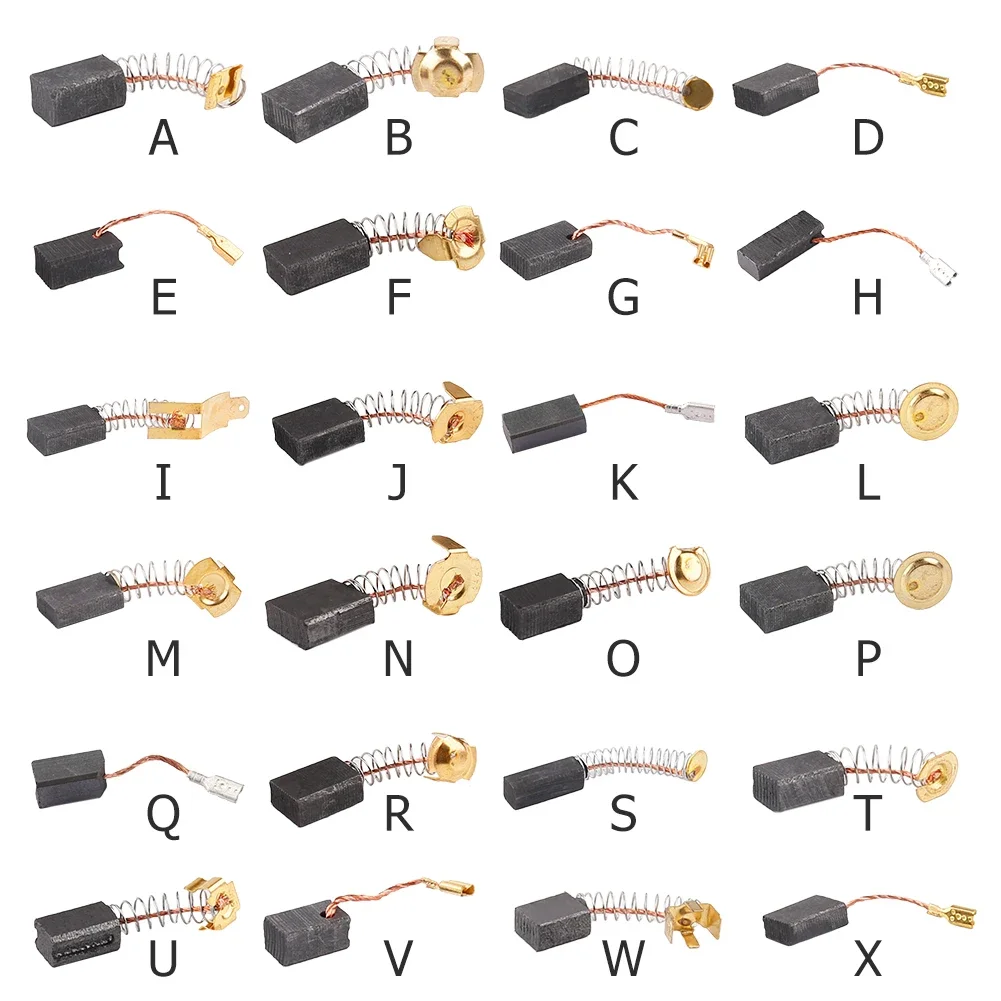 앵글 연마기 카본 브러시 교체 부품, 전기 해머 드릴, 흑연 브러시, 커팅 폴리싱 머신, 전동 공구, 10 개