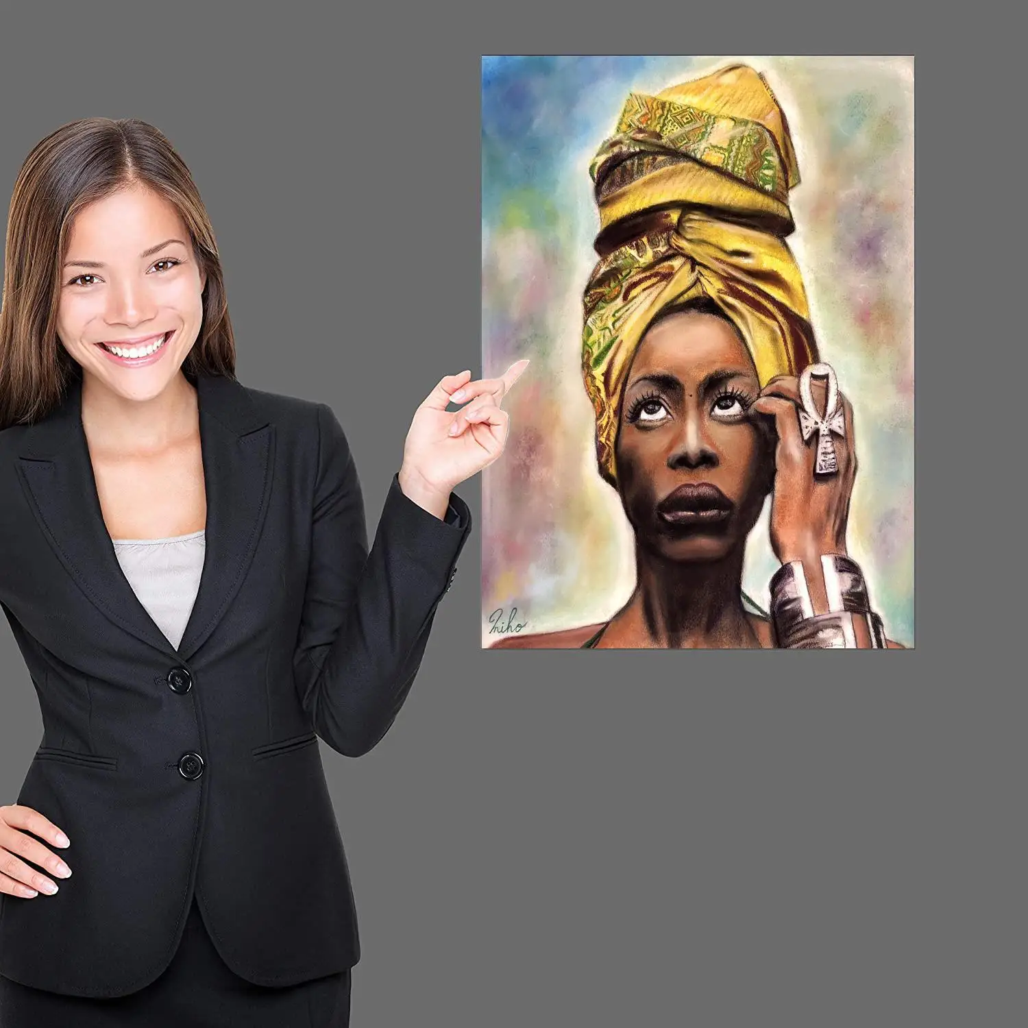 erykah badu Canvas Painting Poster Prints Wall Art Poster For Modern Family Living Room Home Decor