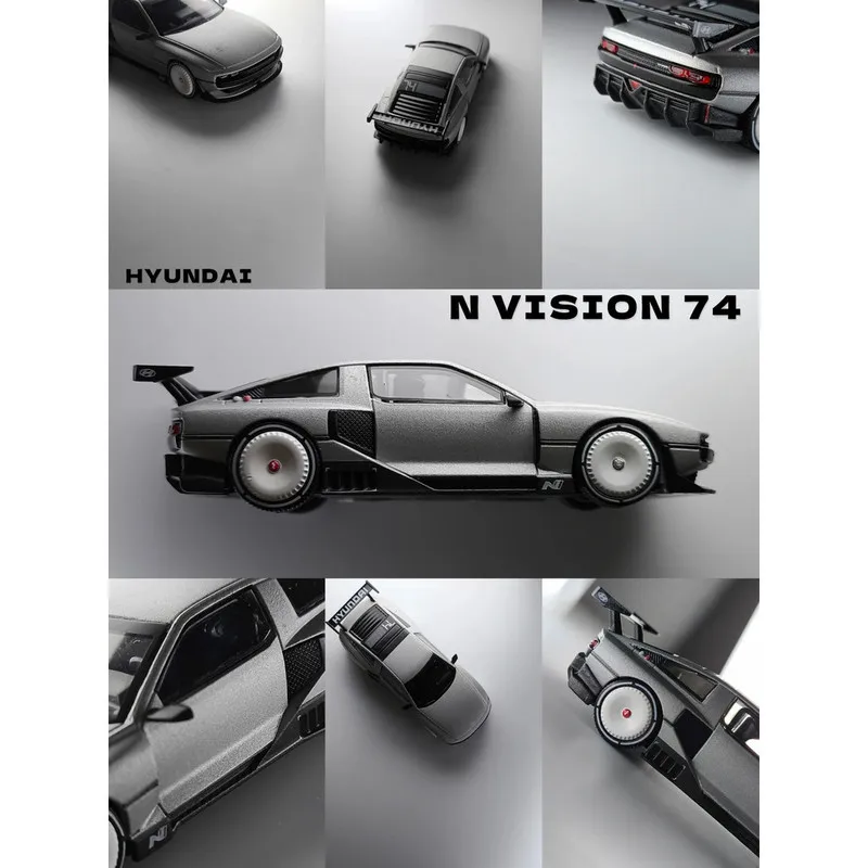MINIGT 1/64 1207 Hyundai N Vision 74 (VP2) Diecast Car Model Alloy Simulation Collection Toy Gift For Boys#peetyeee