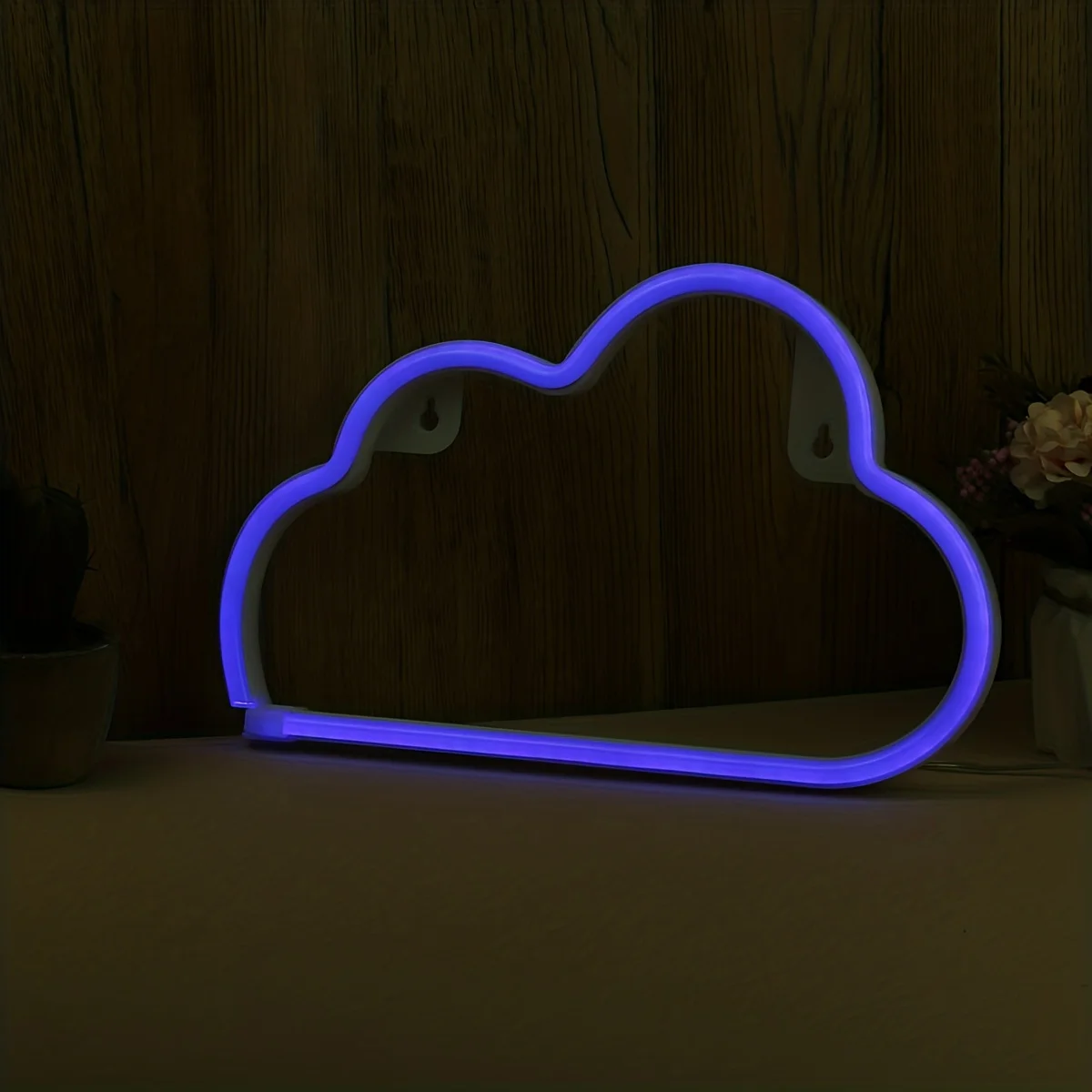 Chi-buy LED Neon Cloud USB Powered Neon Signs Decor Lamp Signs Birthday Gift Wall Art For Bedroom Room Bar Shop