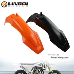 LINGQI RACING Dirt Pit Bike Rear Wheel Protector Fender PP Plastic Mudguard Parts For Chinese Husqvarna 50 Motorcycle Off Road
