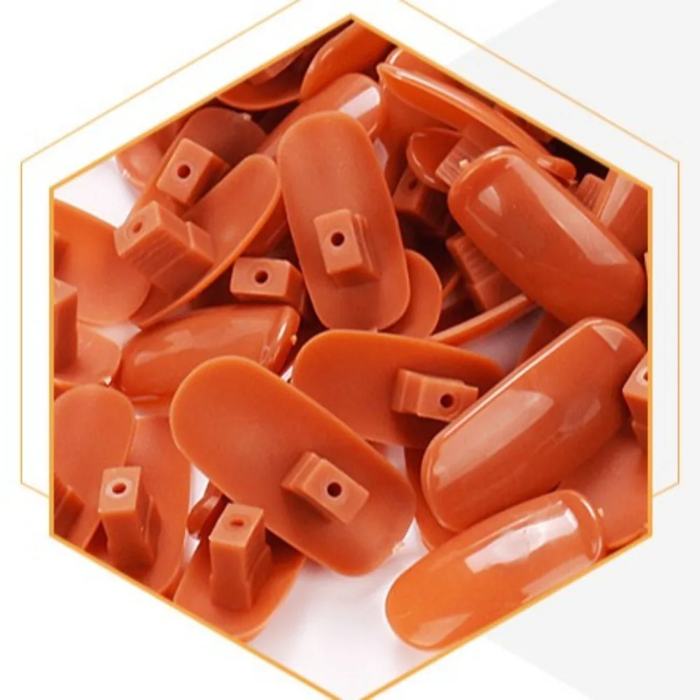 Set di mani per pratica di unghie in acrilico con 100 pezzi di unghie finte per unghie professionali per pratica di manicure, punte per unghie flessibili