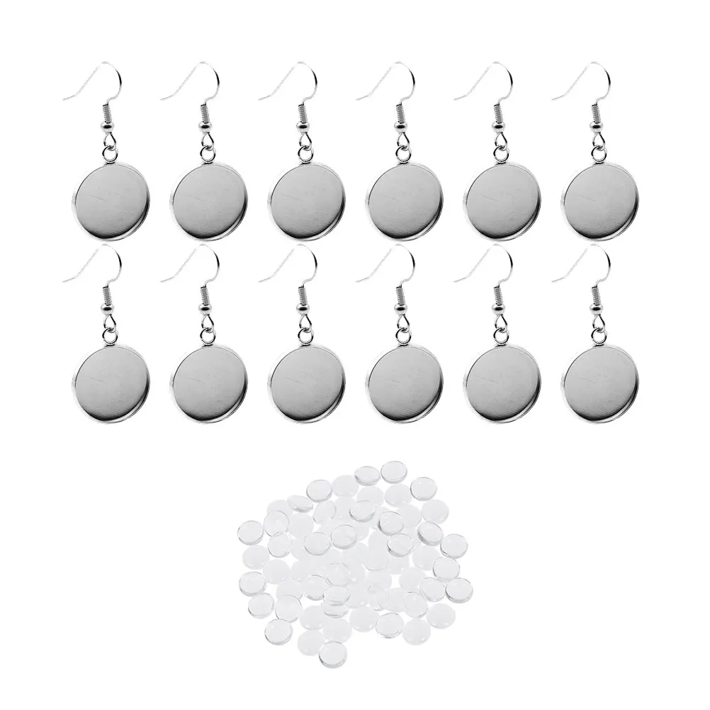 

114 Pcs Jewelry Dangler Kit DIY Earring Time Girls Eardrop Party Stainless Steel Lightweight Long Lasting Safe Practical