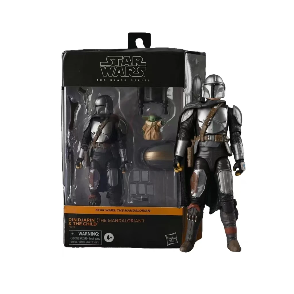 スターウォーズ-ブラックシリーズ-ディン・ジャリン-マンダロリアンとチャイルド-ベビーヨーダ-関節可動アクションフィギュアモデルおもちゃ