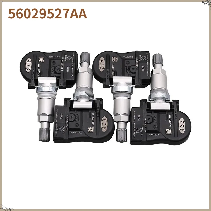 

56029527AA 4PCS For Jeep Wrangler JK 2008-2010 Jeep Grand Cherokee WK 2005-2008 Jeep Conti Cherokee KK Tire Pressure Monitor