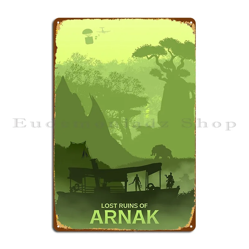 Lost Ruins Of Arnak Exploration Board Games Minimalist Travel Metal Sign Mural Printing Club Create Garage Tin Sign Poster