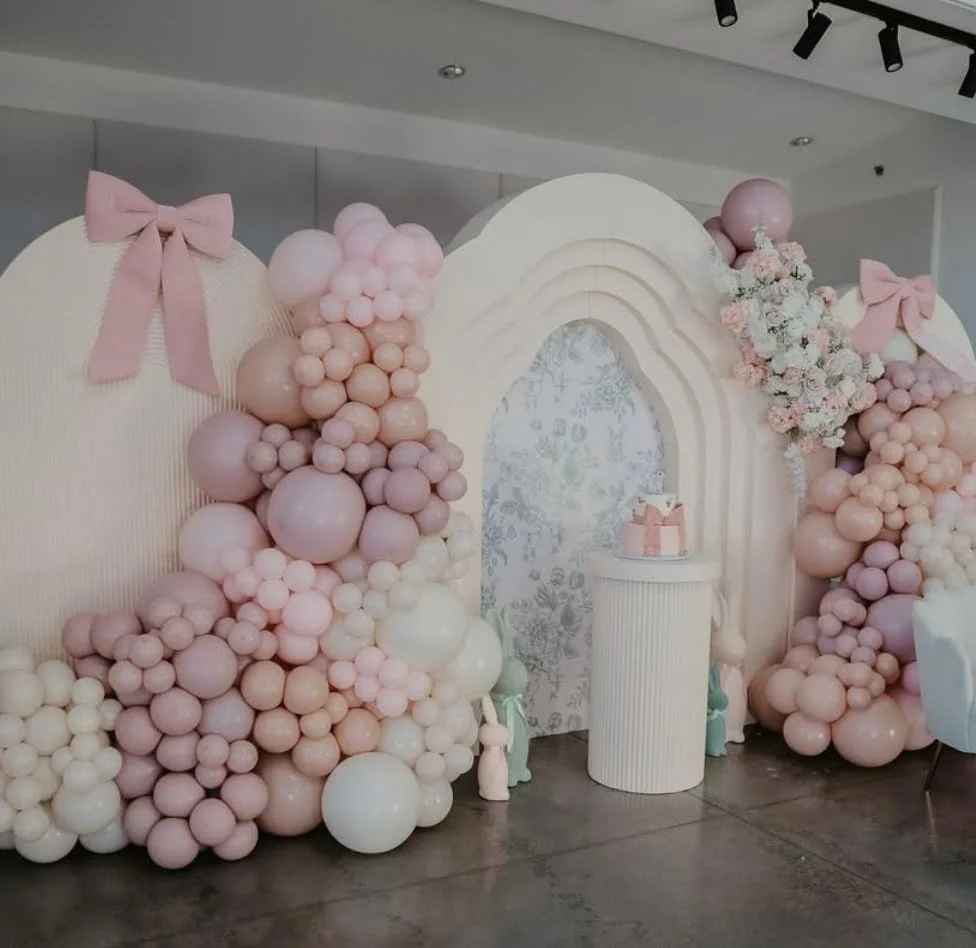 Mehofond personalizado 2 caras patrón Floral verde niños cumpleaños boda cubiertas de despedida de soltera Chiara arco fondo decoración telón de fondo