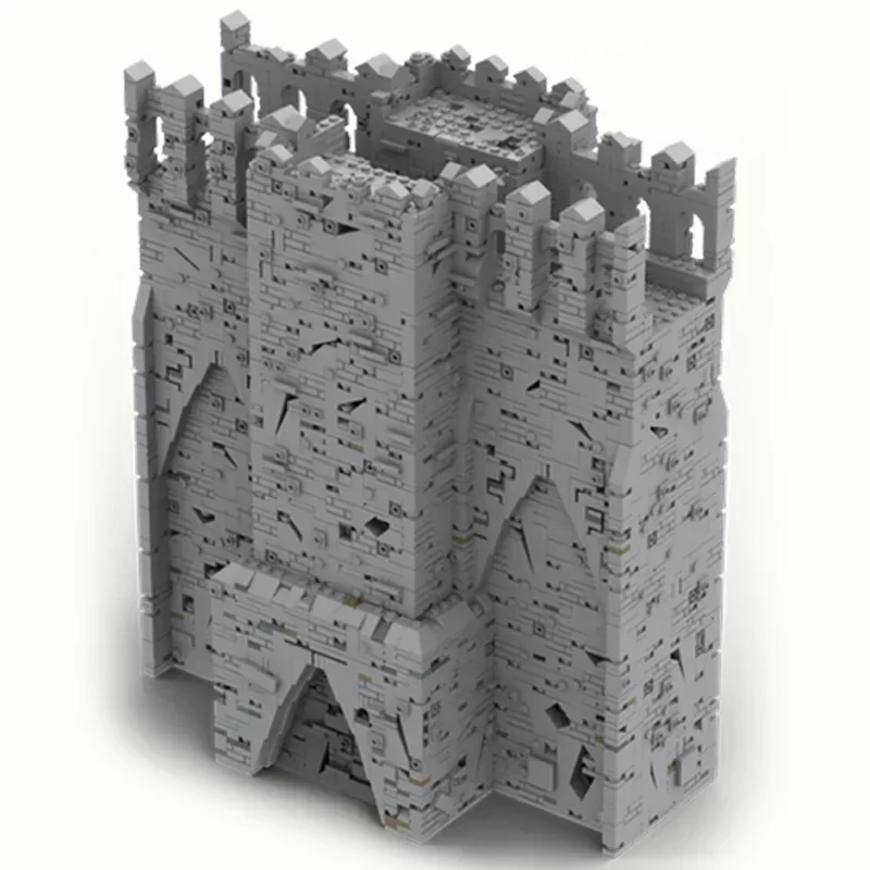 Moc อาคารอิฐที่มีชื่อเสียงฟิล์ม Fortress รุ่นปราสาท Wall เทคโนโลยี Modular Blocks ของขวัญของเล่นคริสต์มาส DIY ชุดประกอบ