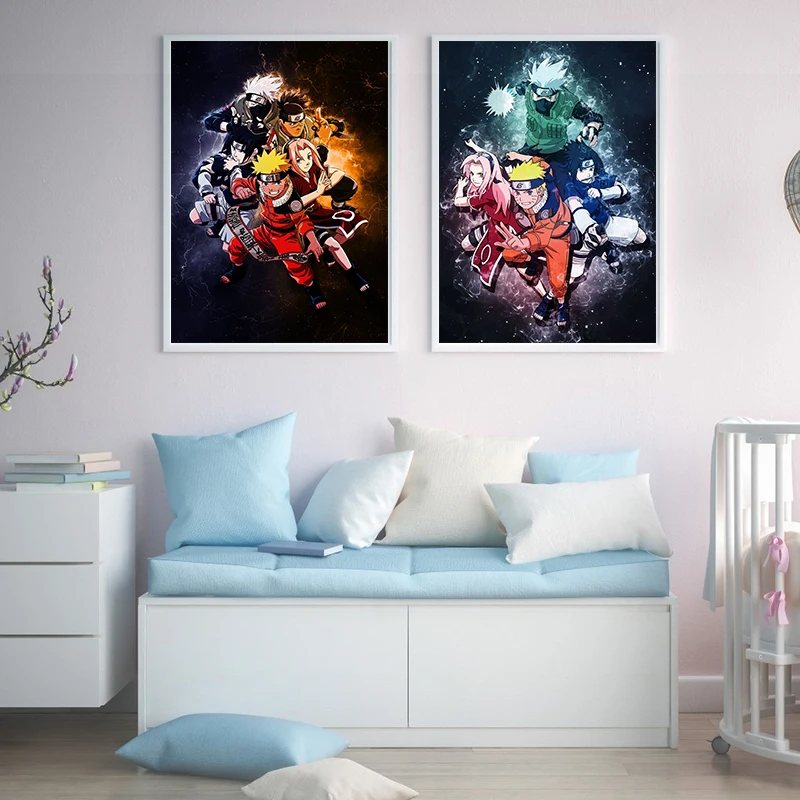 Japan Classic Anime Naruto Kakashi Poster Vegeta Canvas Painting Prints Home Decoration Wall Art Child Room Decor Mural Cuadros