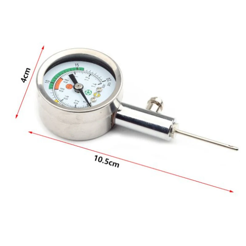 1pc Soccer Ball Pressure Gauge Air Watch Football Volleyball Basketball Barometers