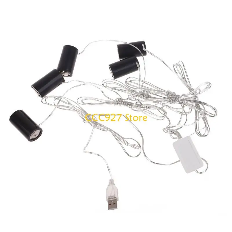 

B03F Eliminators Cable Universal USB 5V 2A to 4.5V 3V LR14 C Battery Power Cable