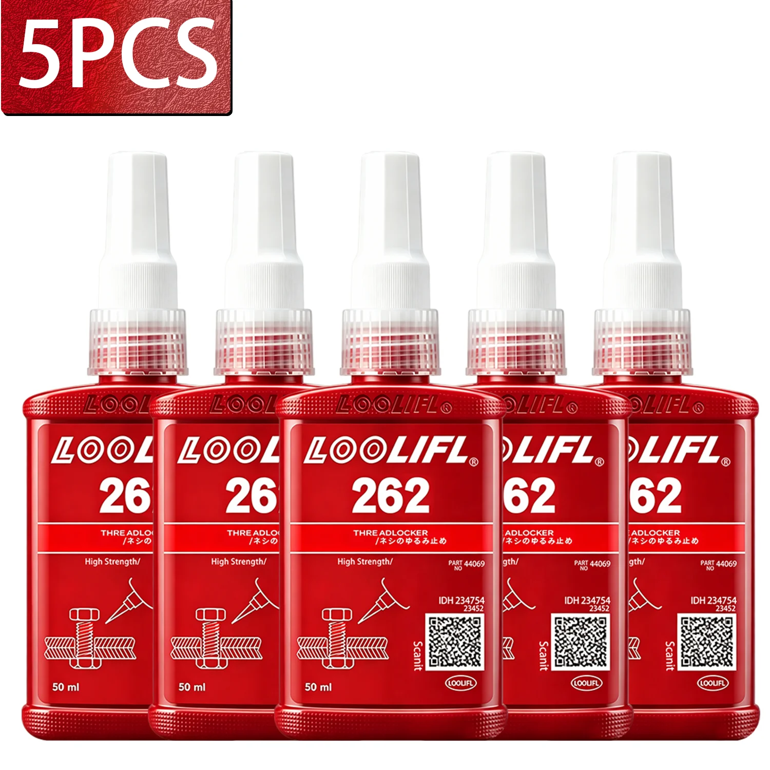 262 243 Schraubenkleber Schnell Härtender Gewindesicherungslack Anaerober Klebstoff Korrosionsbeständiger Anti-Loslösungskleber