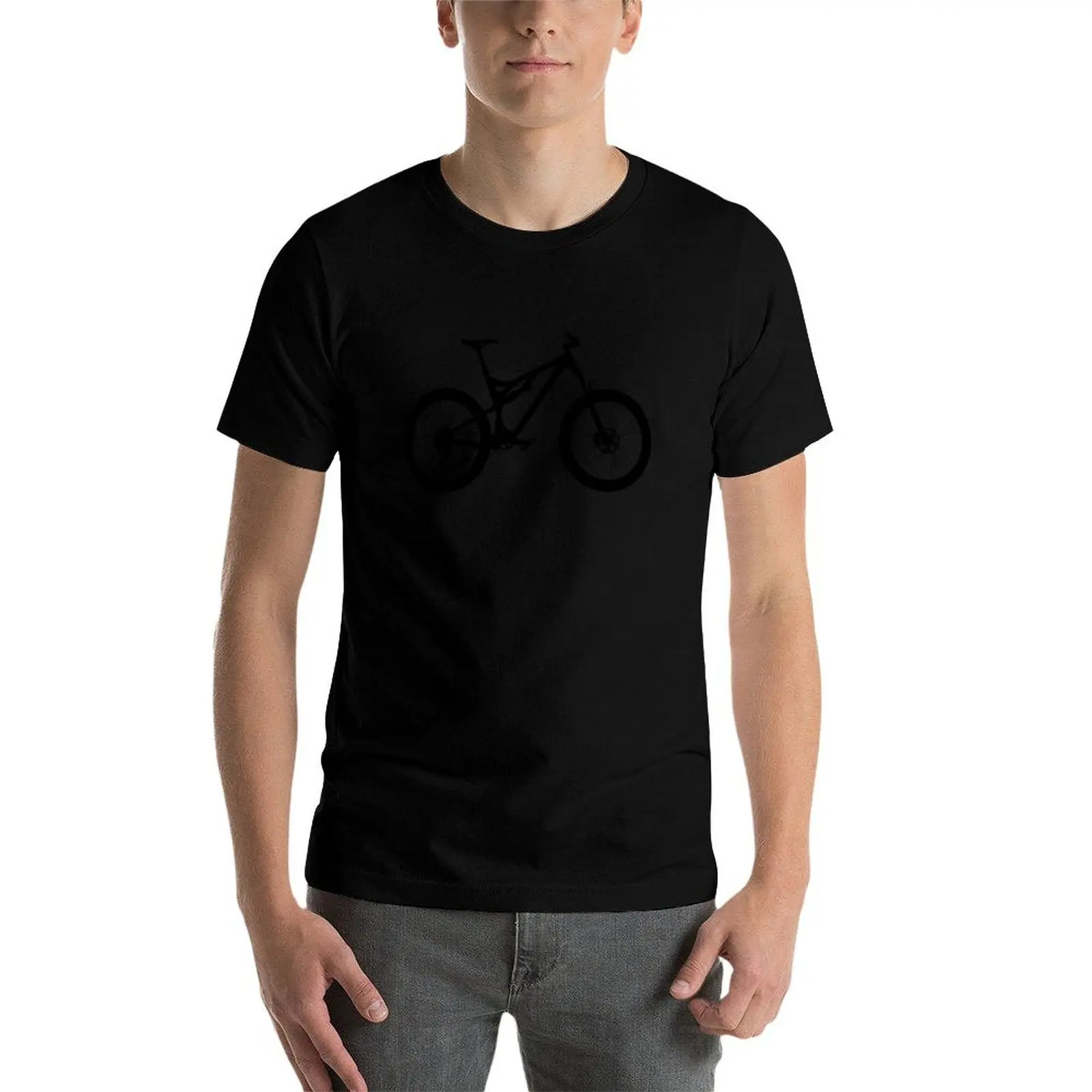 Camiseta de bicicleta de montaña para hombre, Camisa lisa de diseño, archivo azul