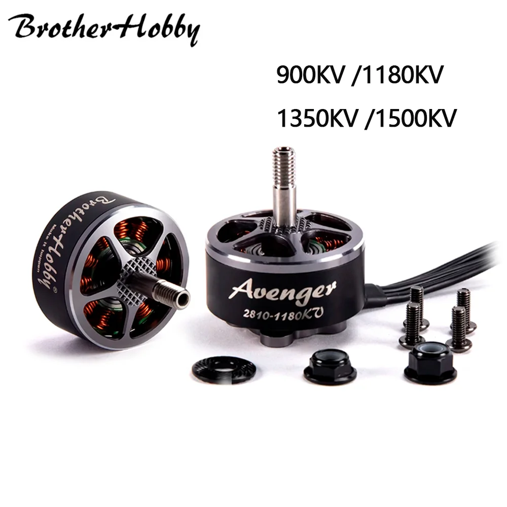 Brotherhobby Avenger 2810 900KV 1180KV 1350KV 1500KV 4-6S Motor for RC Multirotor FPV Freestyle Long Range X-Class