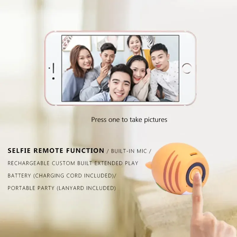 Mini altavoz electrónico Bluetooth para mascotas, altavoz inalámbrico pequeño estéreo TWS de 3W, Micro altavoz portátil para mascotas y animales, Navidad