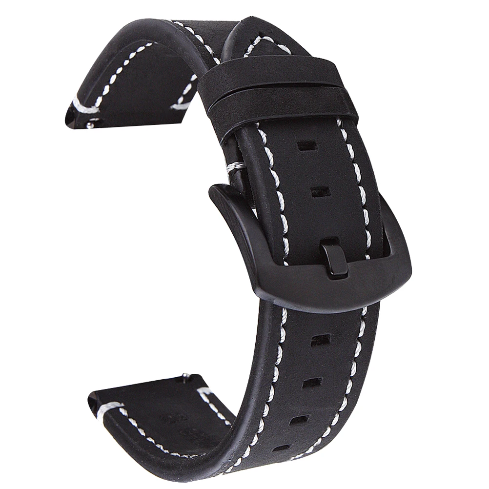 

1pc 22Mm 18Mm 19Mm Watch Band For S3 Vintage Replacement Strap Retro Smartwatch Wristband Durable
