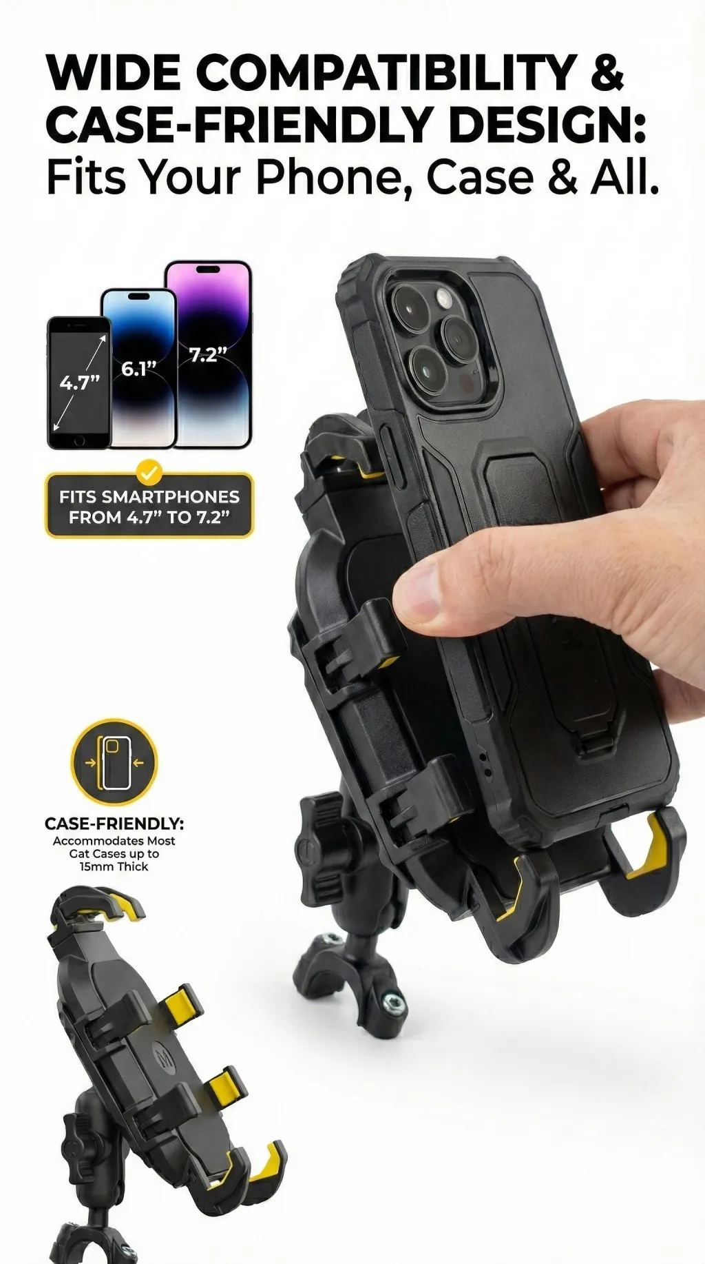 دراجة نارية المقود حامل هاتف المحمول لتحديد المواقع دعامة حامل ل دوكاتي مونستر 620 695 696 796 400 600 650 750 900 S2R 800 620MTS #6