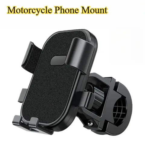 새로운 실리콘 자전거 오토바이 전화 홀더 360 ° 회전 조정 가능한 자동차 네비게이션 스탠드 야외 범용 전화 액세서리