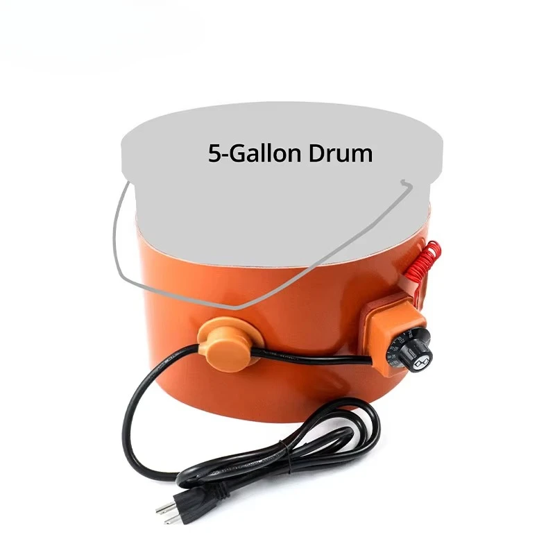 Honey Pail Silicone Heating Pad Drum Electric Heat Pad for 5 Gallon