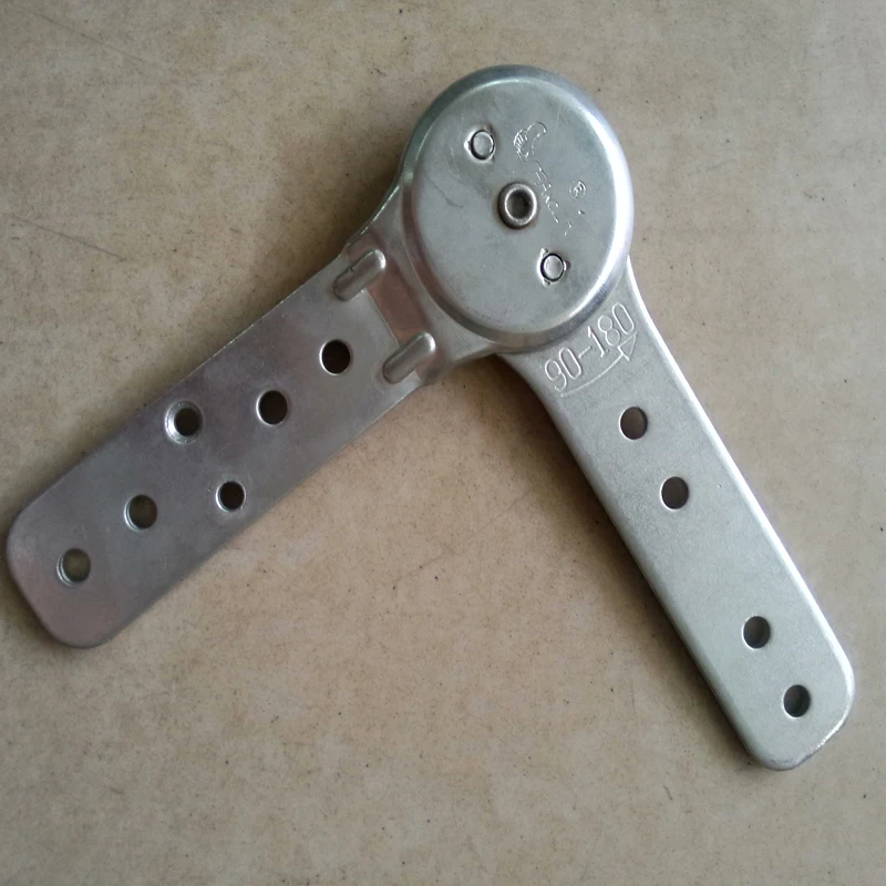 

2шт 90-180 ° Механизм шарнира дивана-кровати, 5-позиционная регулировочная шарнирная петля для подлокотника дивана, подголовника, спинки, мебельной фурнитуры