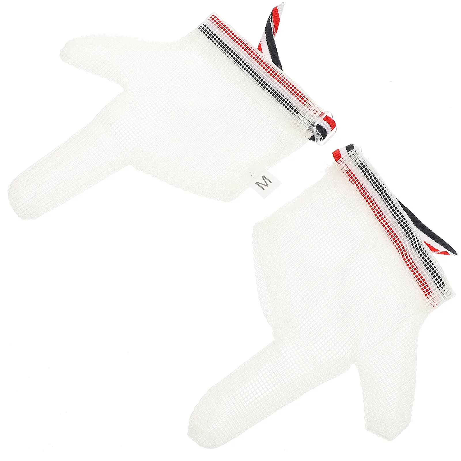 

1Pair Stop Sucking Gloves for Babies Double Sided Mesh Thumb Sucking Guard Comfortable Skin Friendly Adjustable Cuff Design