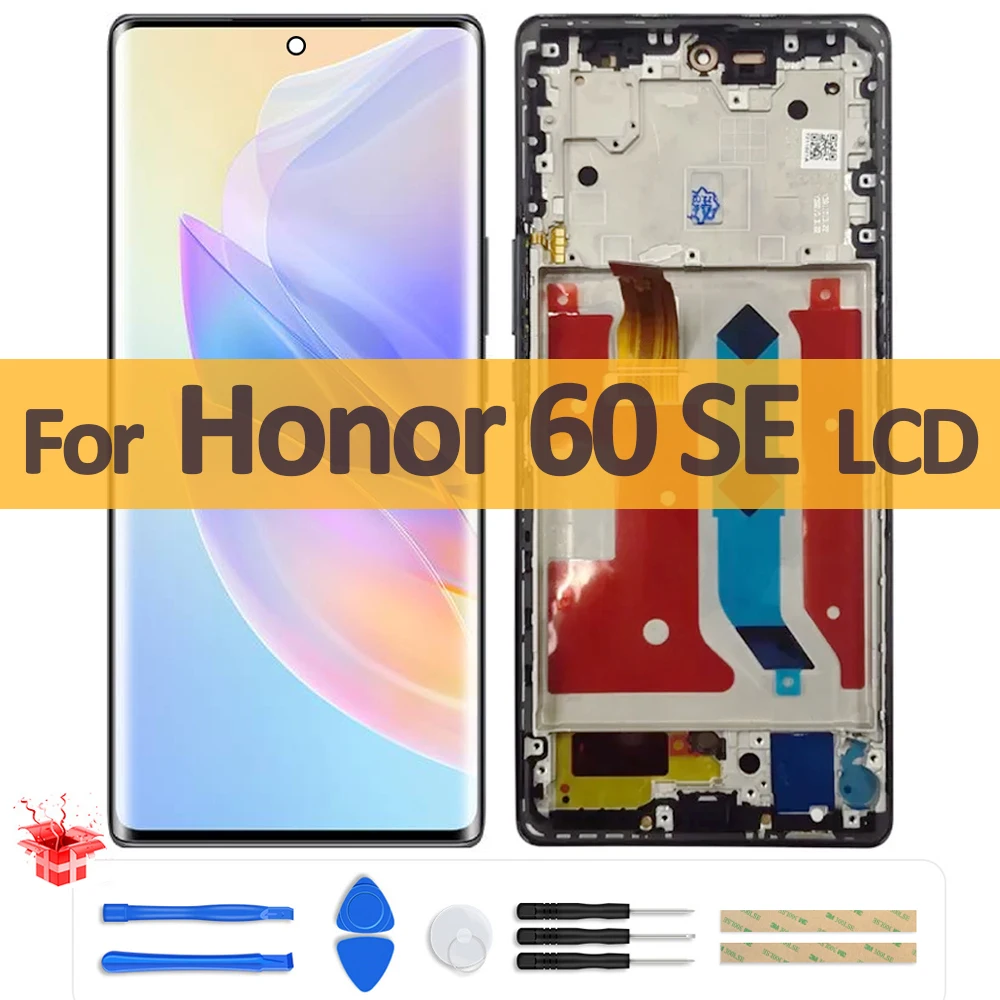 

6.67" Original OLED For Huawei Honor 60 SE LCD Display Touch Screen Digitizer Assembly For Honor60 SE GIA-AN00 LCD Replacement