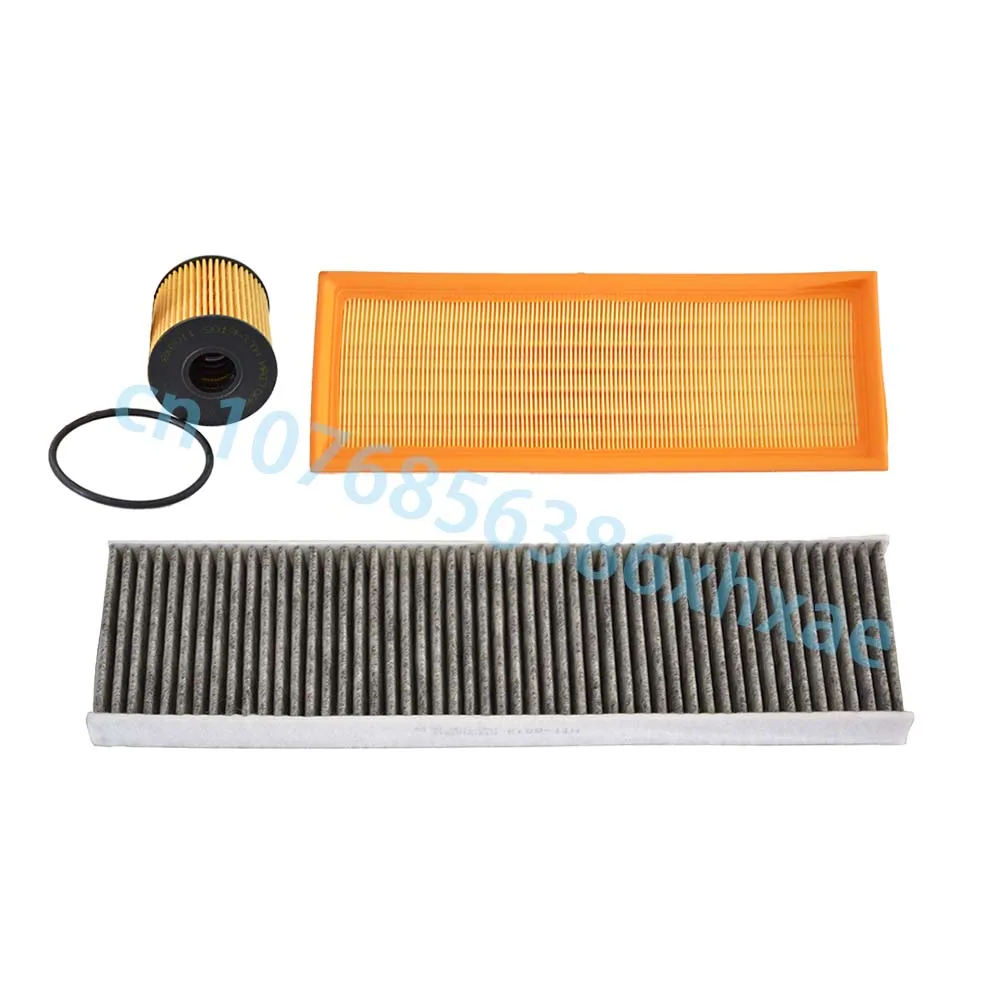 Filter For MINI R55 R56 R57 R58 R59 R60 R61 Clubman Cooper Countryman Cabin Air/Oil/AC Filter 13717561235 64319127516 3pcs Parts