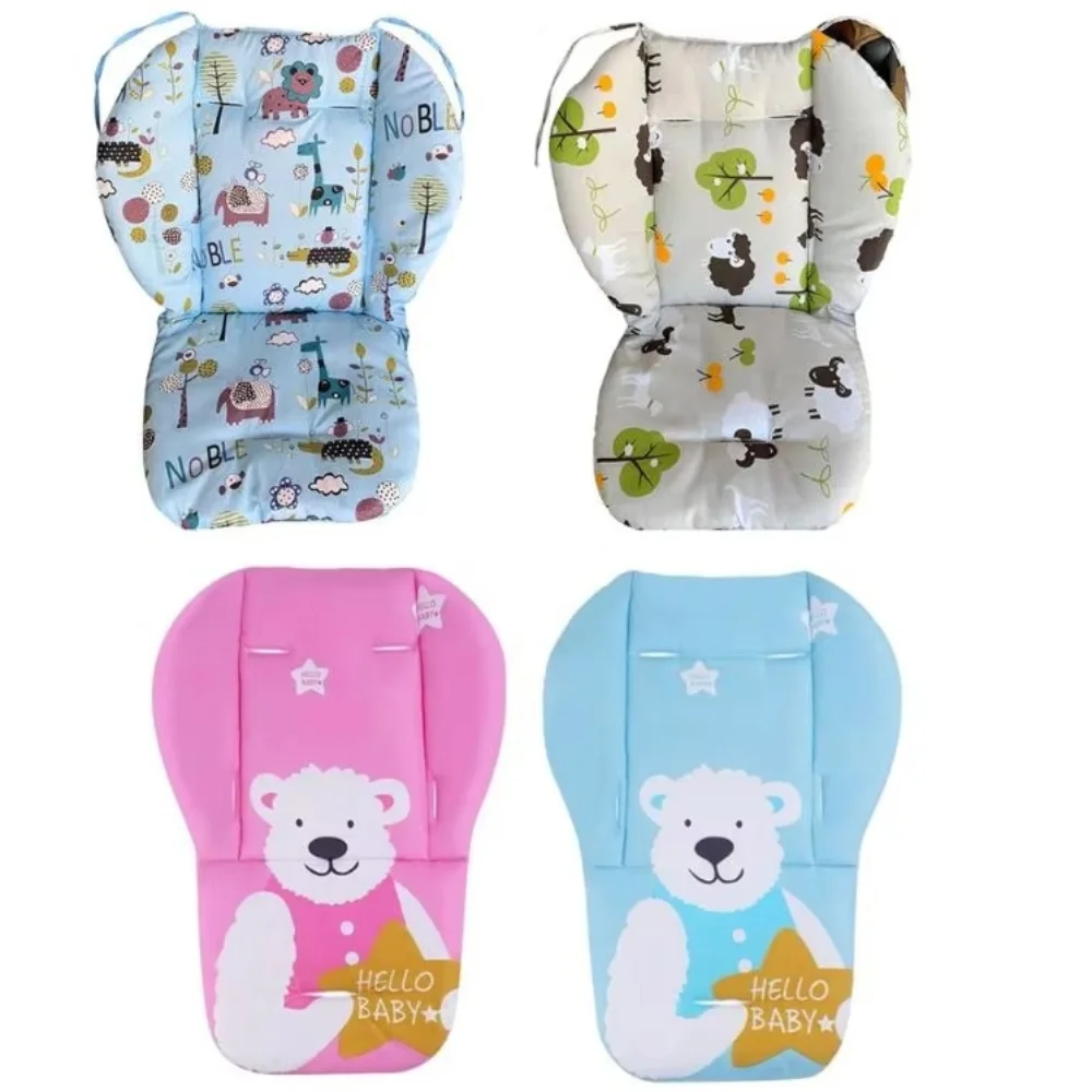 

Cartoon Print Baby Dining Chair Cushion Soft Universal Baby Seat Cushion Multifunctional Kids Cart Mat Baby Stroller Accessories