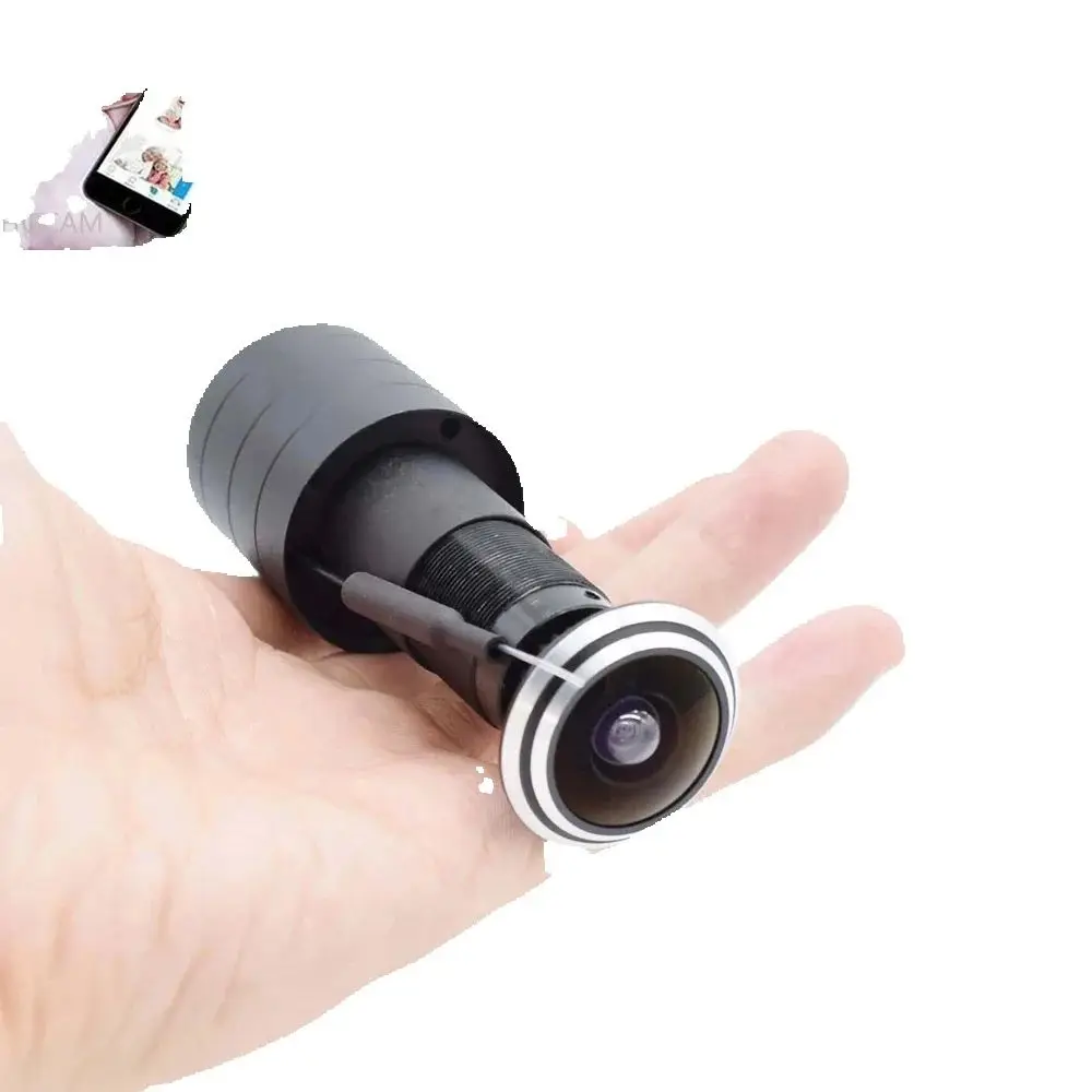 1080P Sicherheit Wireless Loch Auge Tür IP Kamera Tor Hof Smart Schrank Weitwinkel FishEye Objektiv Mini Guckloch CCTV HD P2P Onvif
