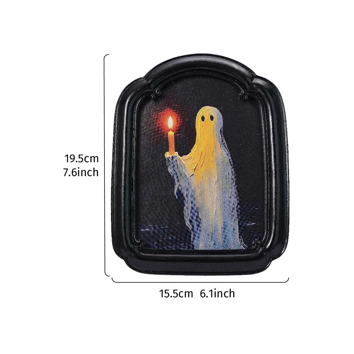 Halloween-Themed Resin Photo Frame