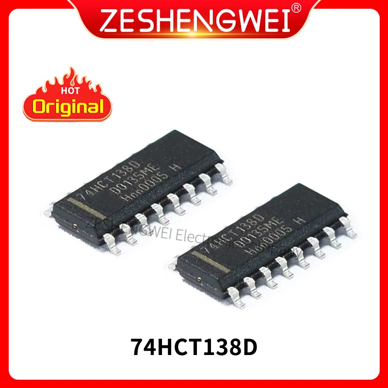 10pcs/ 74HCT138 74HCT138D SN74HCT138DR HCT138 SOP16 Original