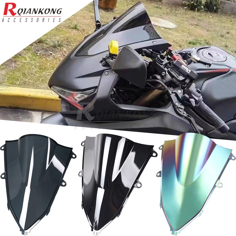 

Motorcycle ABS Windshield For HONDA CBR400R CBR500R CBR650R CBR 400 500 650 R 2019-2022 2023 2024 2025 Fairing Windscreen Screen