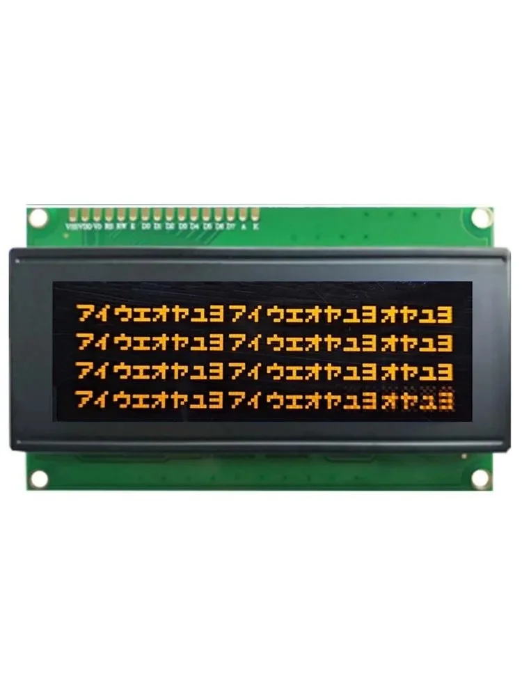 1Lot 5V 2004 LCD Module VA Yellow Orange Fonts 20X4 HD44780 ST7066 EQV Chip Parallel 2004A Display IIC I2C Port