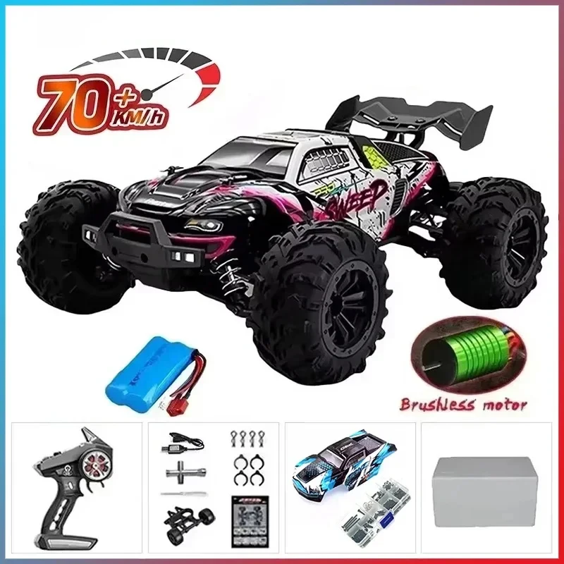 Adult Children Christmas Gift Toys 1:16 70Km/h or 50Km/h Four-wheel Drive RC Car Remote Control Car High Speed Drift Racing Car