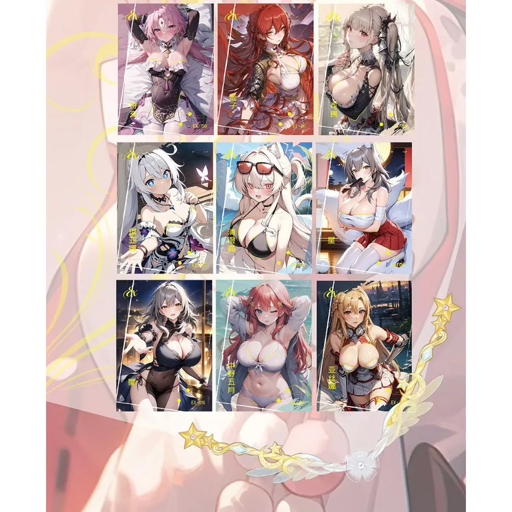 Romantic Dream Party Goddess Story Collection Card Popular Anime Game Girl Exquisite Kawaii SSP UR SSR Peripheral Card Toy Gift