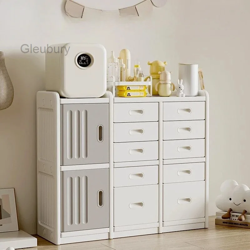 Modern Sideboards Children's Toy Storage Rack Baby Products Feeding Table Household Locker Baby Wardrobe Storage Sorting Box