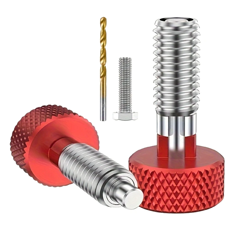 

1PCS/1Set M6 Knurled Handle Quick Release Pins Rustproof Corrosion Resistant Retractable Spring Plunger Quick Release Lock Pins