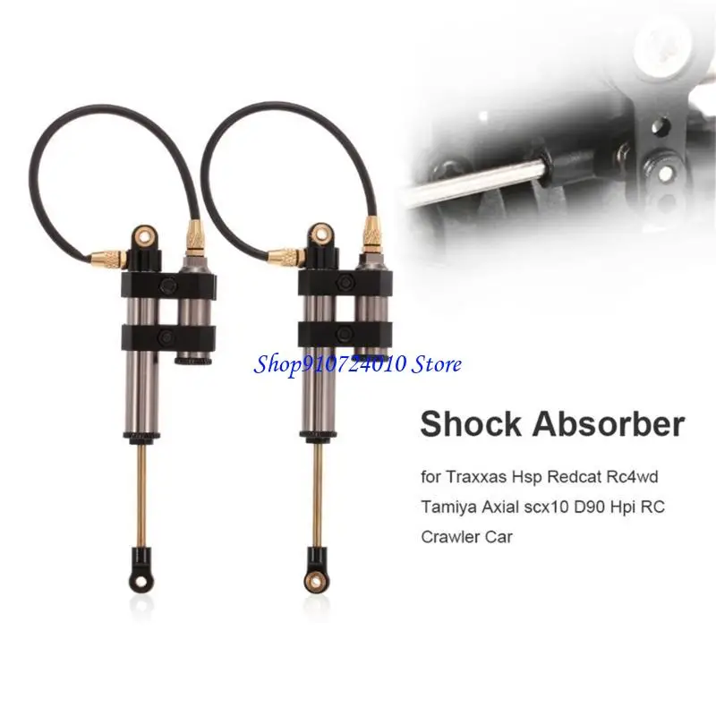 

77HD Pack of 2 High Performances Negative Pressure Shock Dampers for 1/10 Remote Control Climbing Car with Adjustable Design