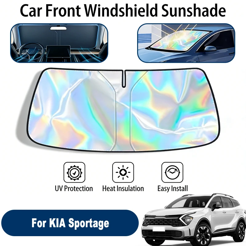 

Солнцезащитный экран для лобового стекла KIA Sportage, складной, отражающий УФ-излучение, защитный чехол для переднего стекла, аксессуары