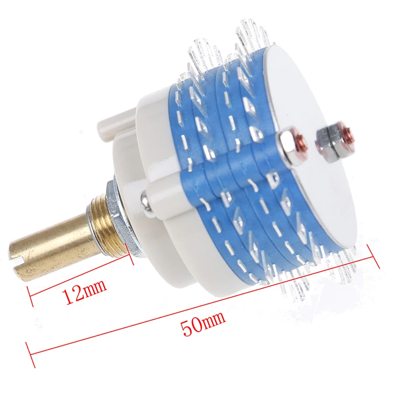 2Pole 24step 2x24 rotary switch attenuator volume control DIY pot potentiometer