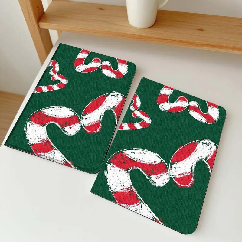 

Christmas Cane Candy Cartoon For Vivo IQOO Pad2 Pad3 Pad5 Air SE Pro 12.1 12.3 13 11.5 11 inch Tablet Case