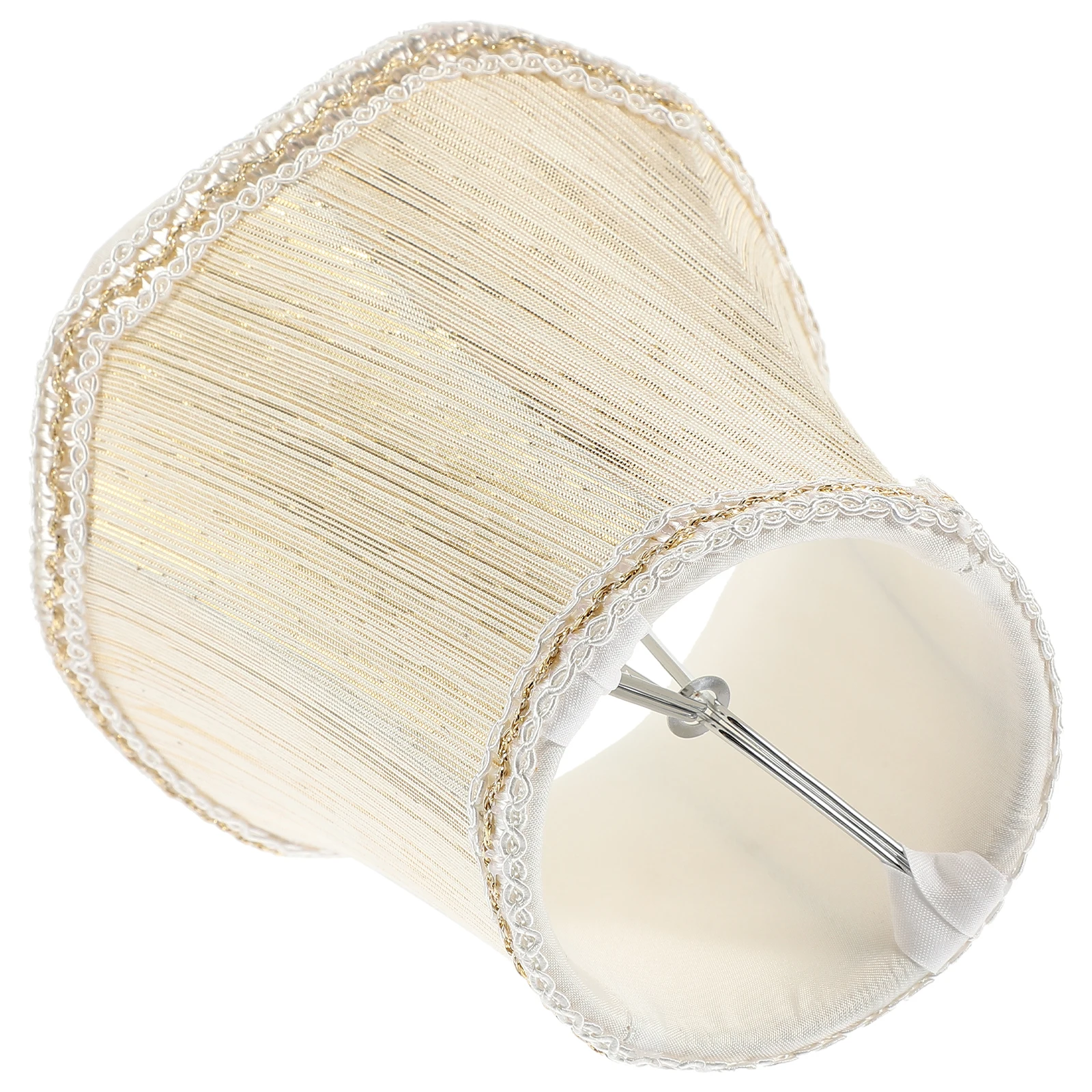 

Lamp Shades Small Fabric Scalloped Crystal Unique Decorative Table Desk Wall Floor Lampshade Replacement Indoor Lighting