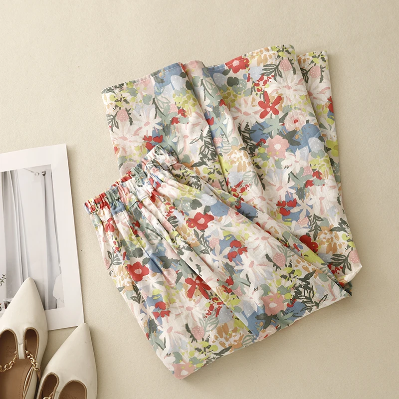 Retro Oil Painting Sle High Waist Slim A-Line Midi Skirt for Women Summer Floral Print Trendy Cotton Blend Casual Skirt